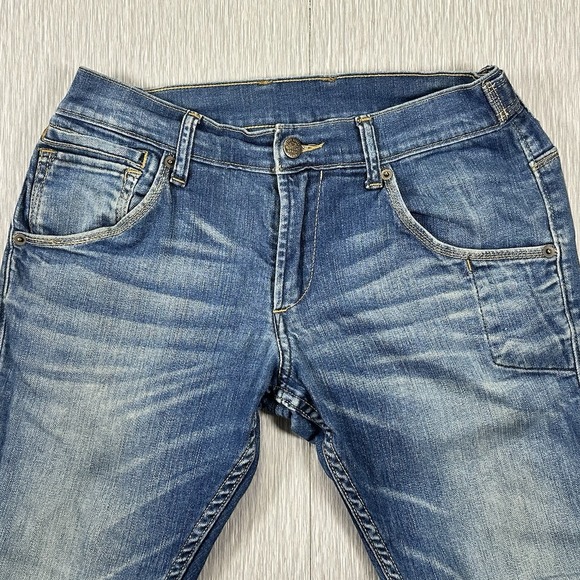 Levi's Other - Levi's 511 Skinny Two Horse Brand Med Wash 30x32 Adjustable Waist 9 Pockets